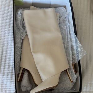 INC International Concepts Women's Beige Heeled Boots